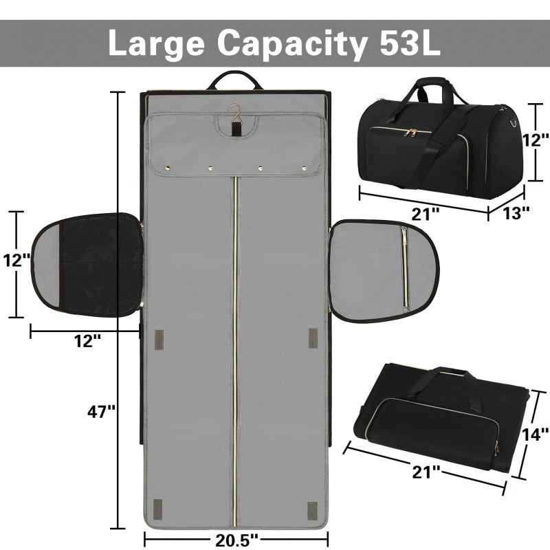 Multifunctional Travel Bag with Detachable Backpack Stornfield