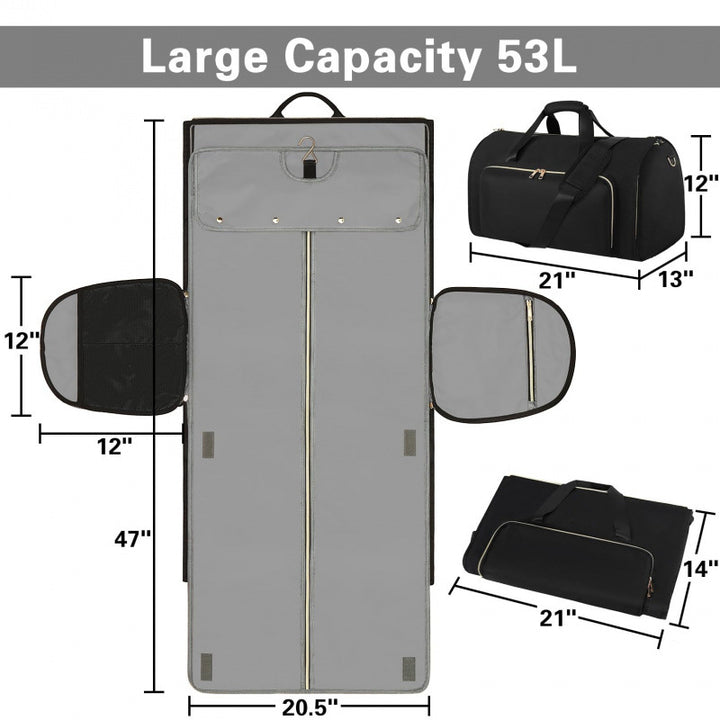 Multifunctional Travel Bag with Detachable Backpack Stornfield