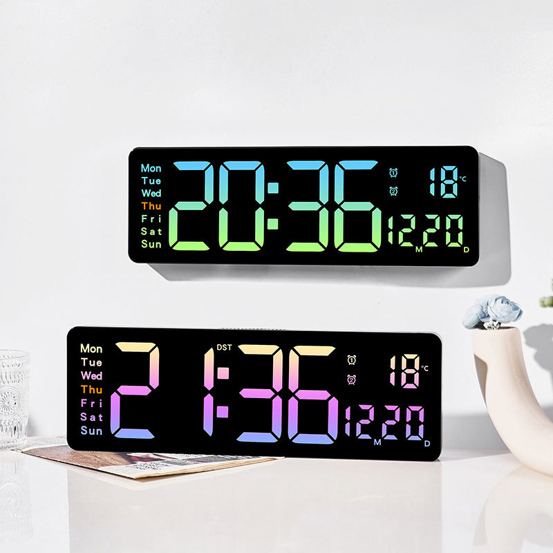 Funk alarm clock with large LED display and temperature display Stornfield