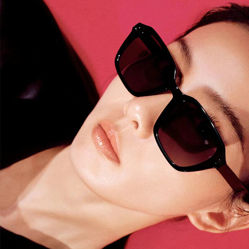 Ladies Square Sunglasses with Stylish Transparent Frame and UV Protection Stornfield