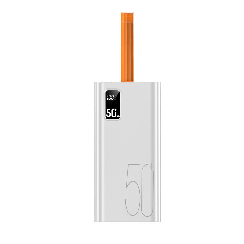 Portable Multi-Slot Power Bank with Digital Charging Status Indicator Stornfield