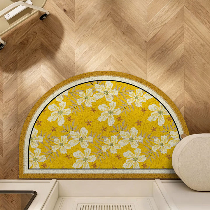Floral Pattern Area Mat