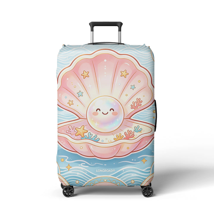 Women's suitcase cover with cheerful Stornfield  motif