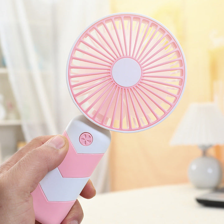 Women's Portable Tabletop Fan with USB Connection and Adjustable Tilt Angle Stornfield