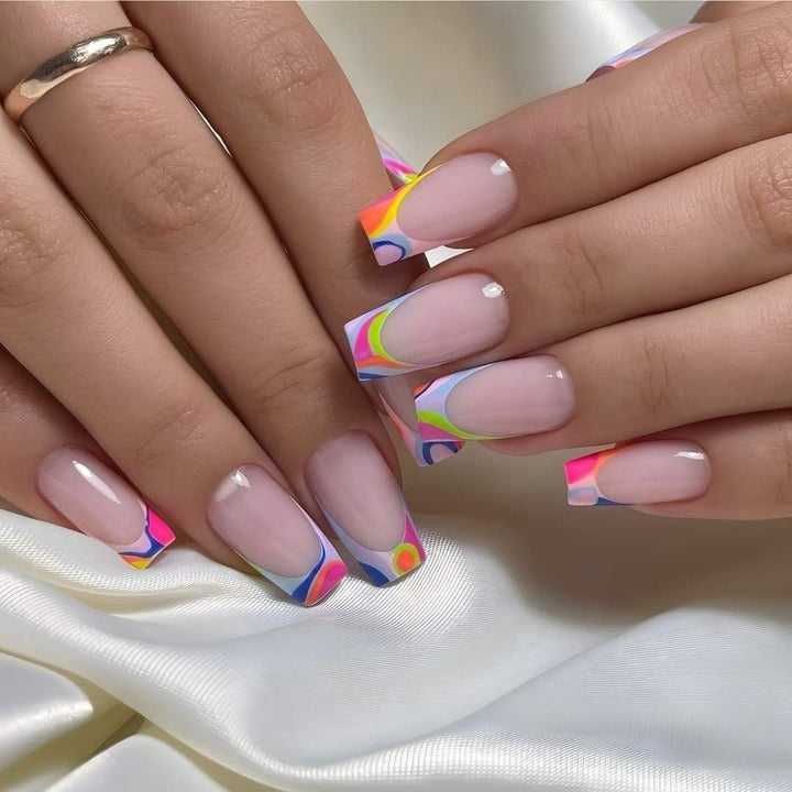 Creative and colorful nail art Stornfield