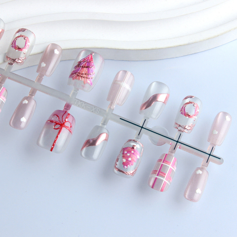 Decorative Holiday-Themed Press-On Nail Set Stornfield