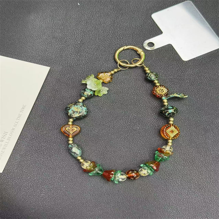 Decorative Beaded Charm Keychain Stornfield 1790135326