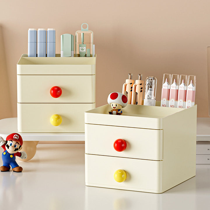 Stylish Two-Drawer Storage Organizer Stornfield