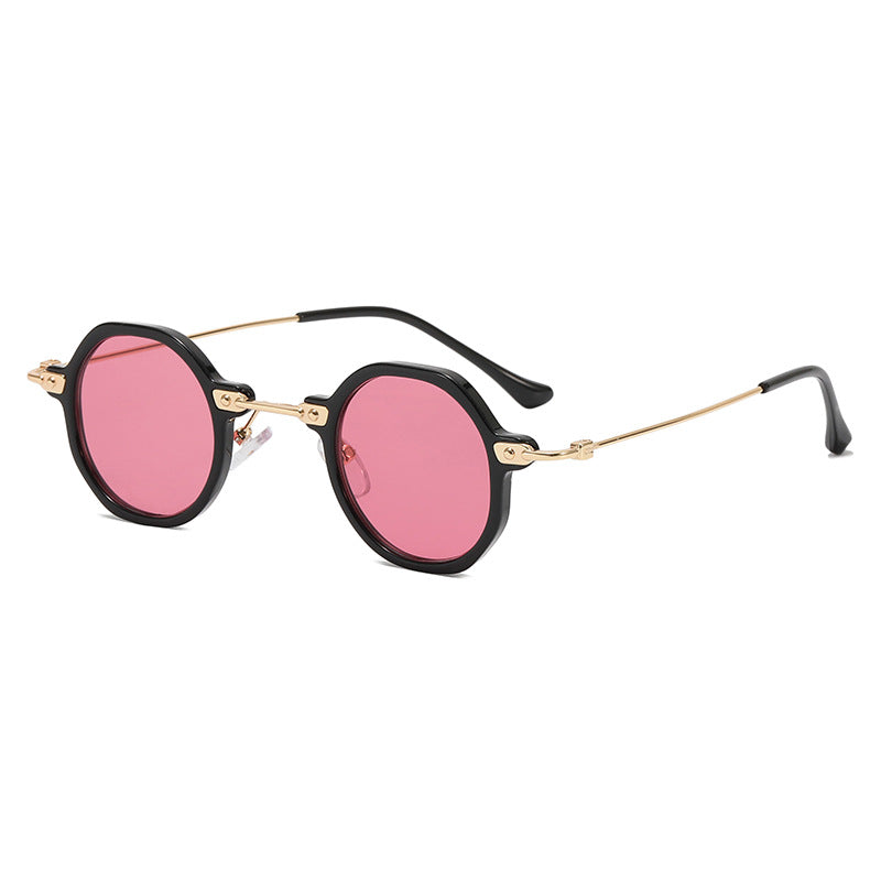 Women's designer sunglasses with hexagonal frame and luxurious metal accents Stornfield