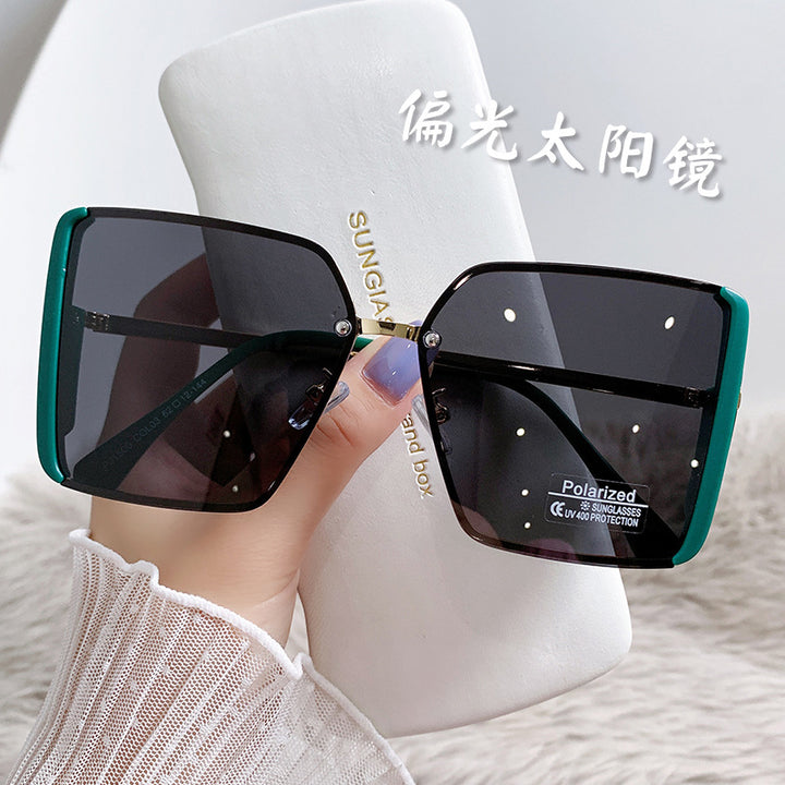 Women's oversized square sunglasses with polarized lenses Stornfield