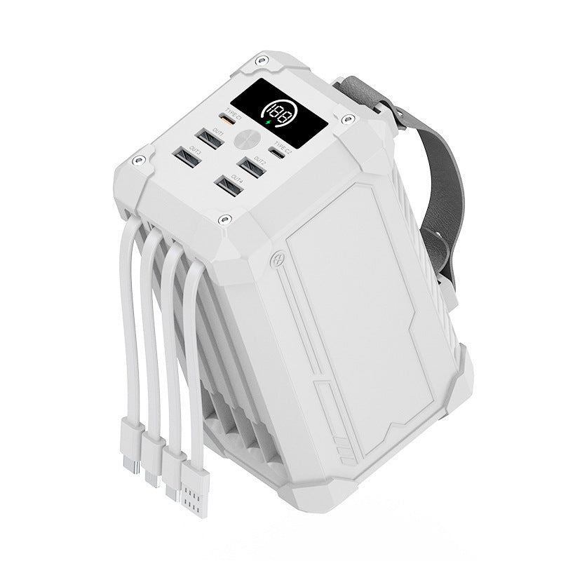 Portable multifunctional power bank with four USB ports and digital display Stornfield