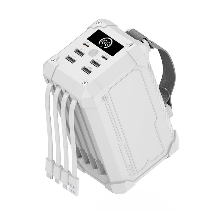 Portable multifunctional power bank with four USB ports and digital display Stornfield