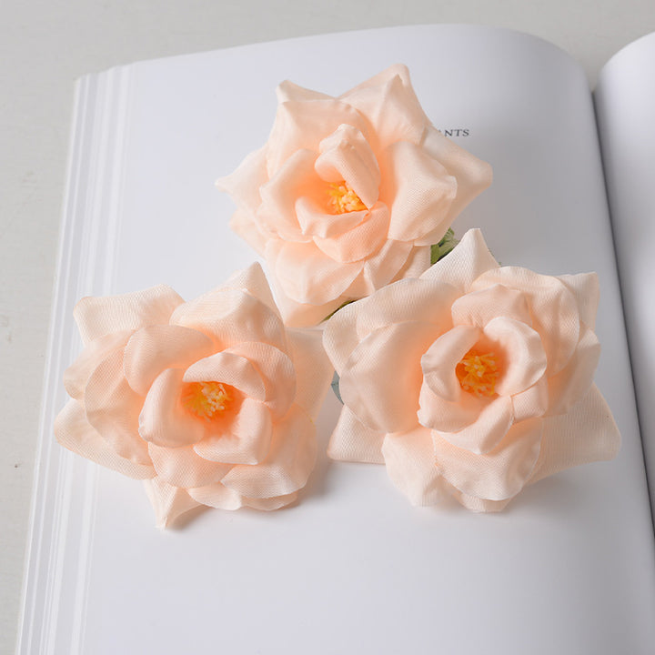 Elegant Fabric Flower Hair Clusters