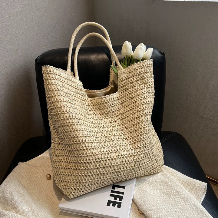 Spacious Macrame Tote Bag Stornfield