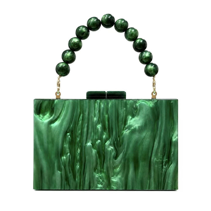 Elegant Acrylic Structured Handbag