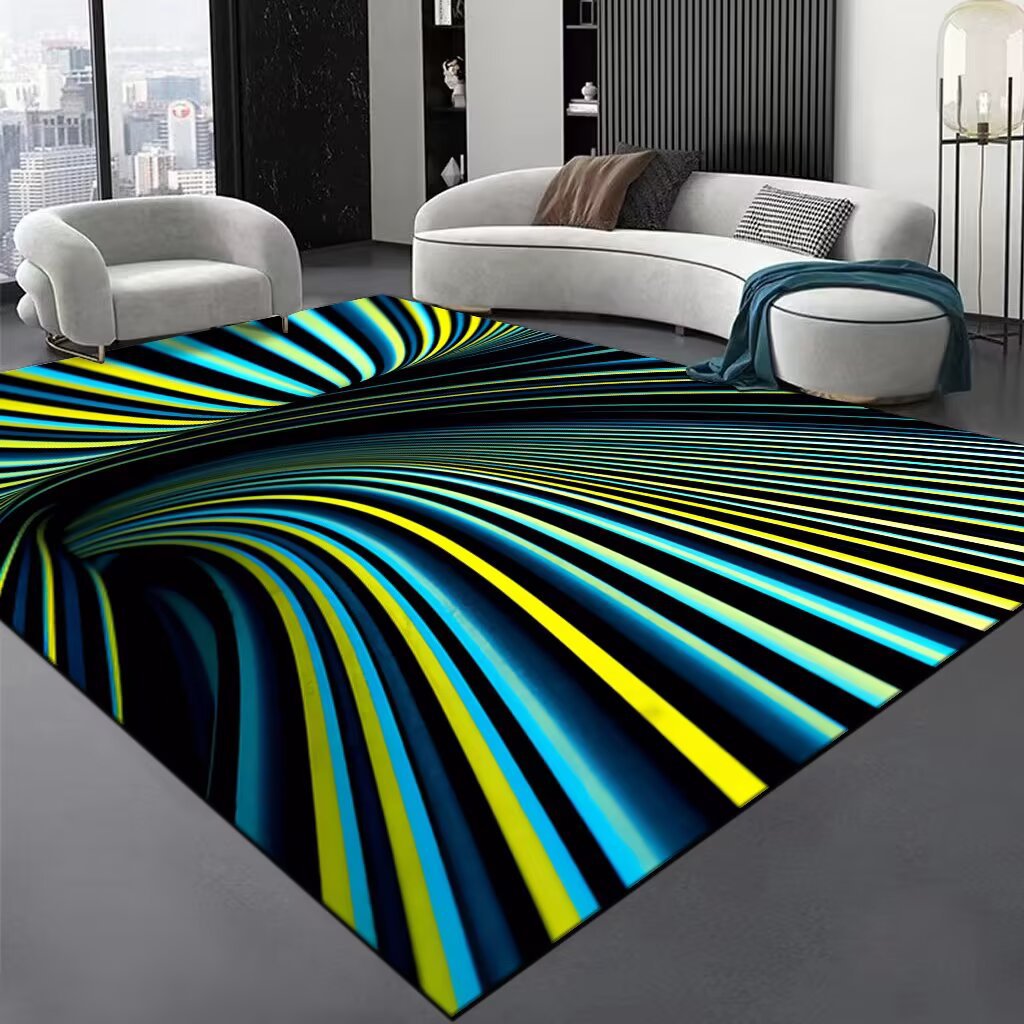 Modern Optical Illusion Area Rug Stornfield
