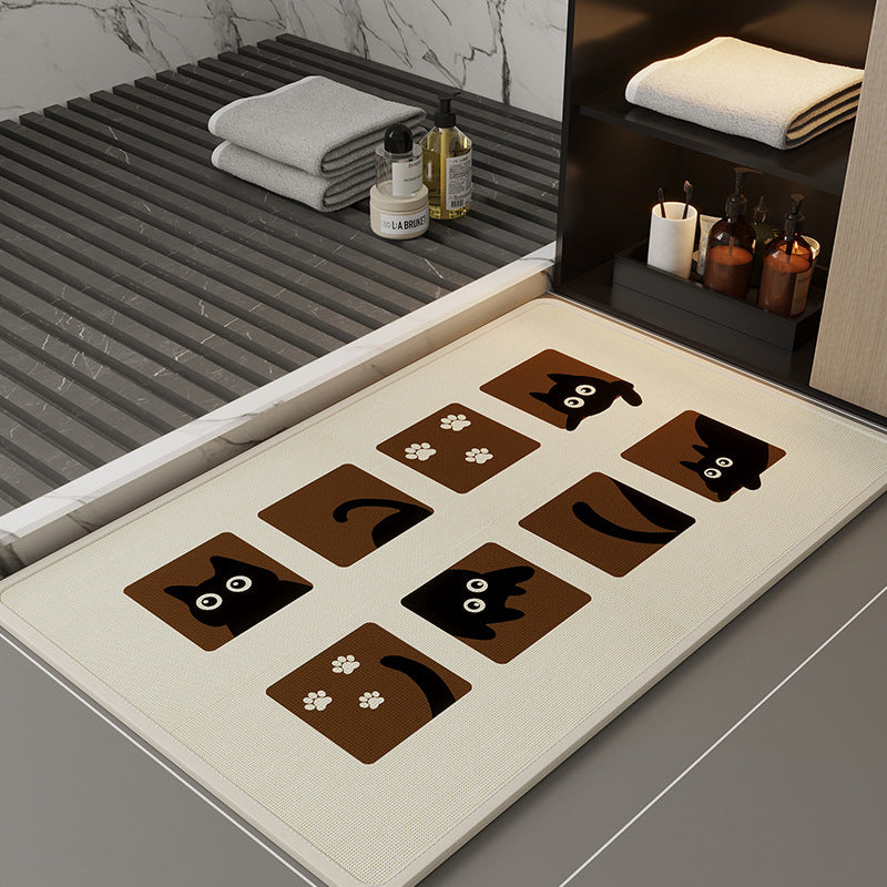 Quick-Dry Textured Bath Mat