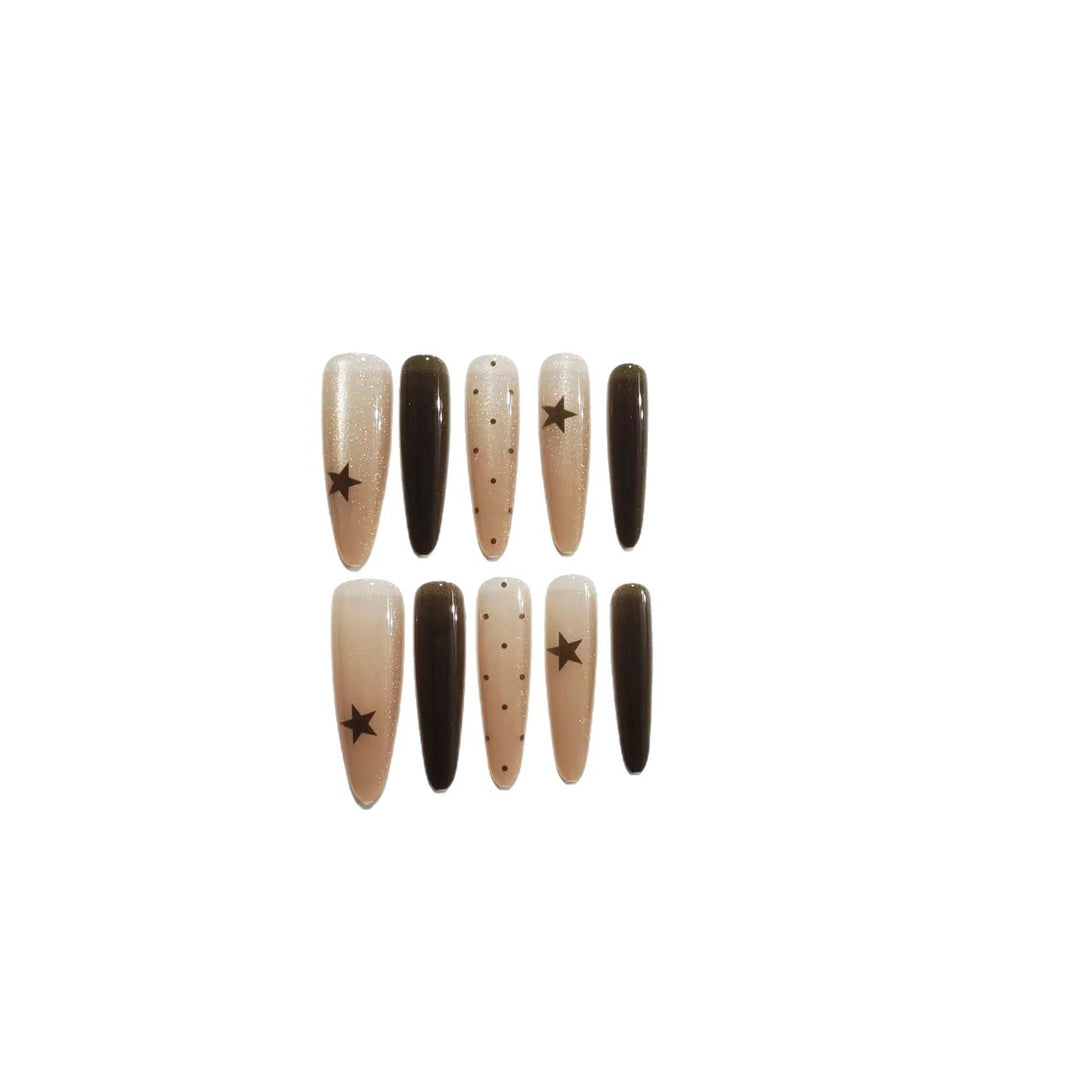 Artistic Star Design Press-On Nail Set Stornfield