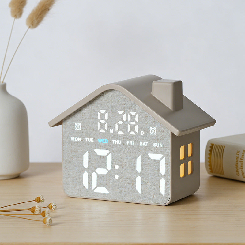Digital Creative Clock in House Design Stornfield