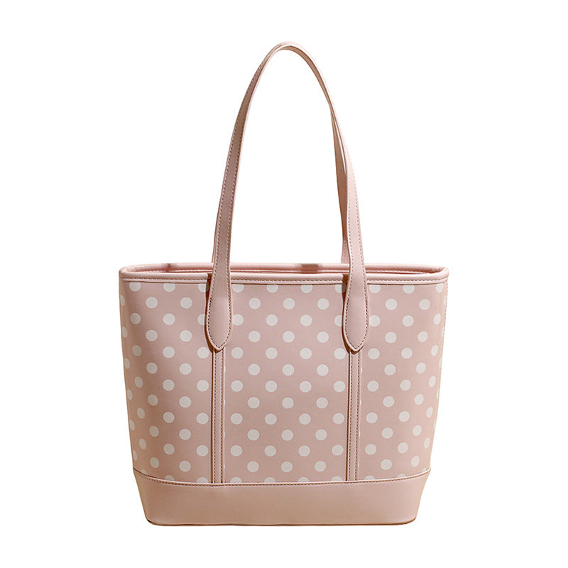 Polka Dot Print Casual Tote Stornfield