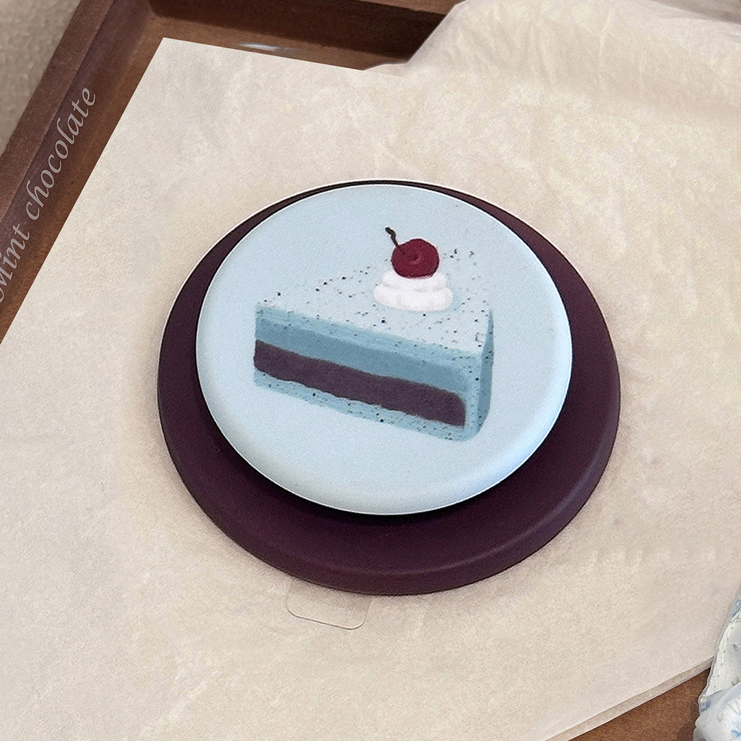 Cute cake design coffee mug coaster Stornfield