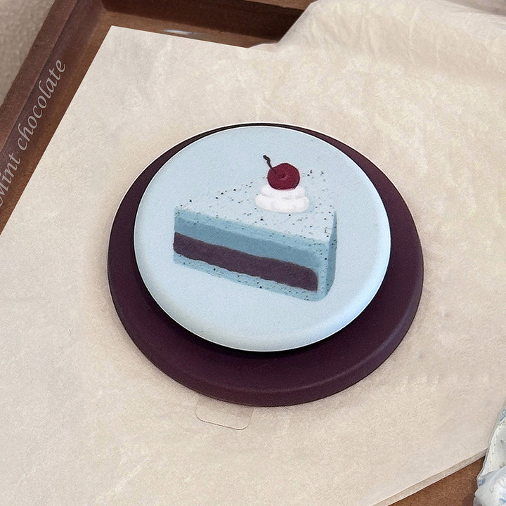 Cute cake design coffee mug coaster Stornfield