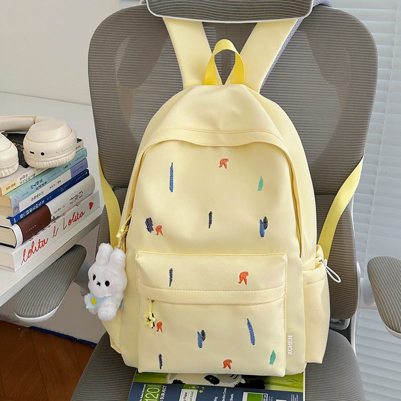 Lightweight Backpack with Cute Embroidered Design Stornfield