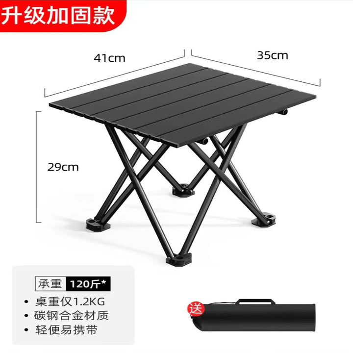 Folding Outdoor Camping Table With Stable Frame Construction Stornfield