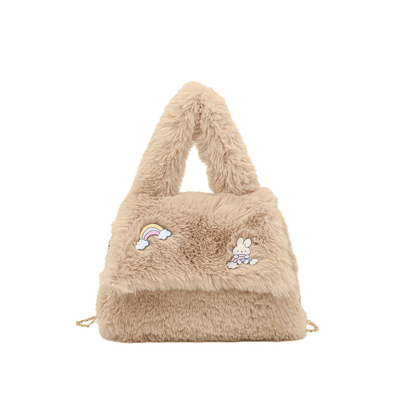 Playful Plush Handbag