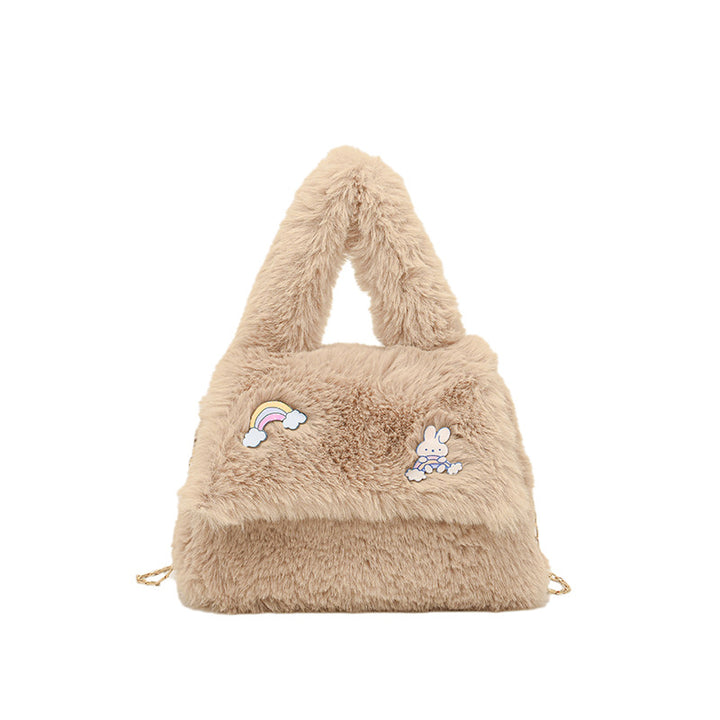 Playful Plush Handbag