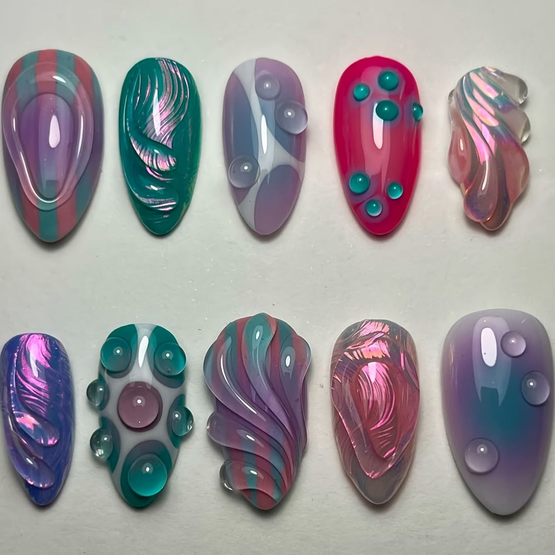 Artistic Gel Nail Art Design Stornfield