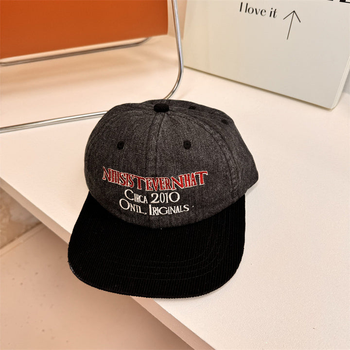 Men's Vintage-Inspired Embroidered Baseball Cap Stornfield