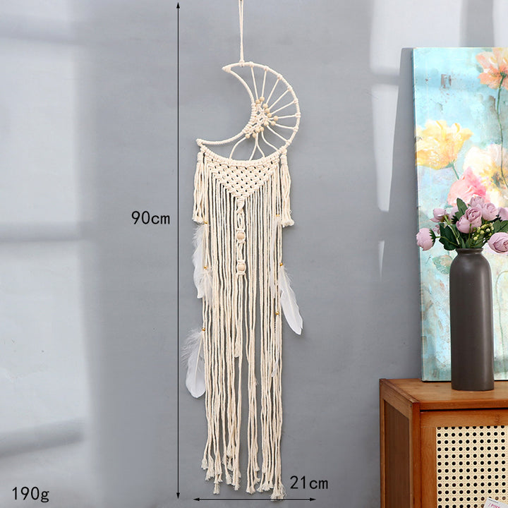 Moon-Inspired Macrame Wall Hanging Stornfield