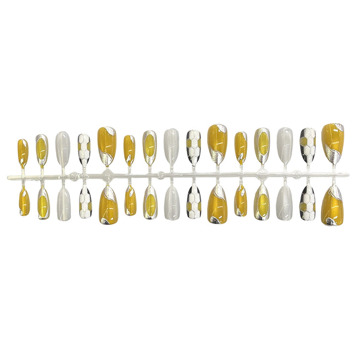 Decorative Gel Press-On Nail Set Stornfield