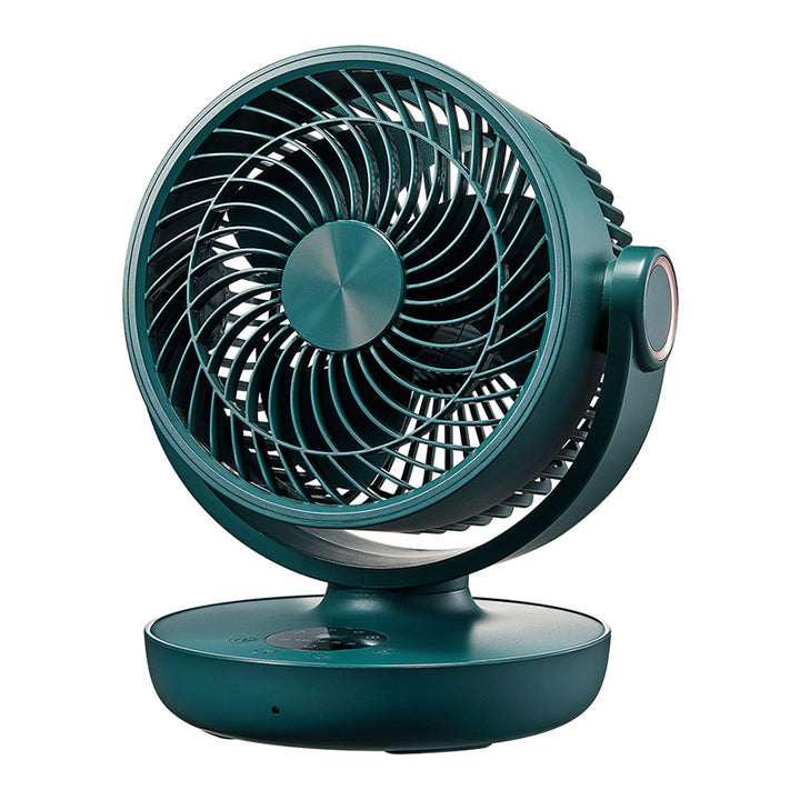 Unisex compact table fan with tiltable head and multiple speed settings Stornfield