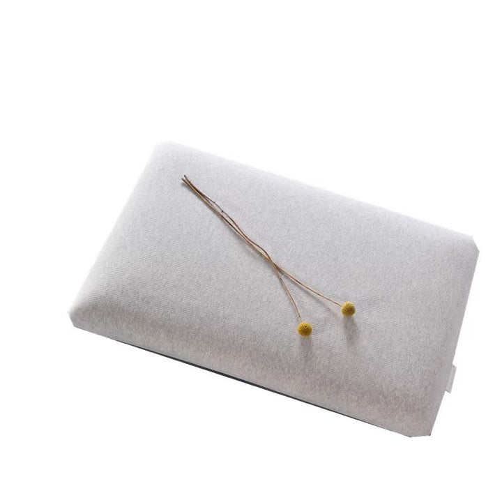 Ergonomic Memory Foam Support Pillow with Breathable Removable Cover