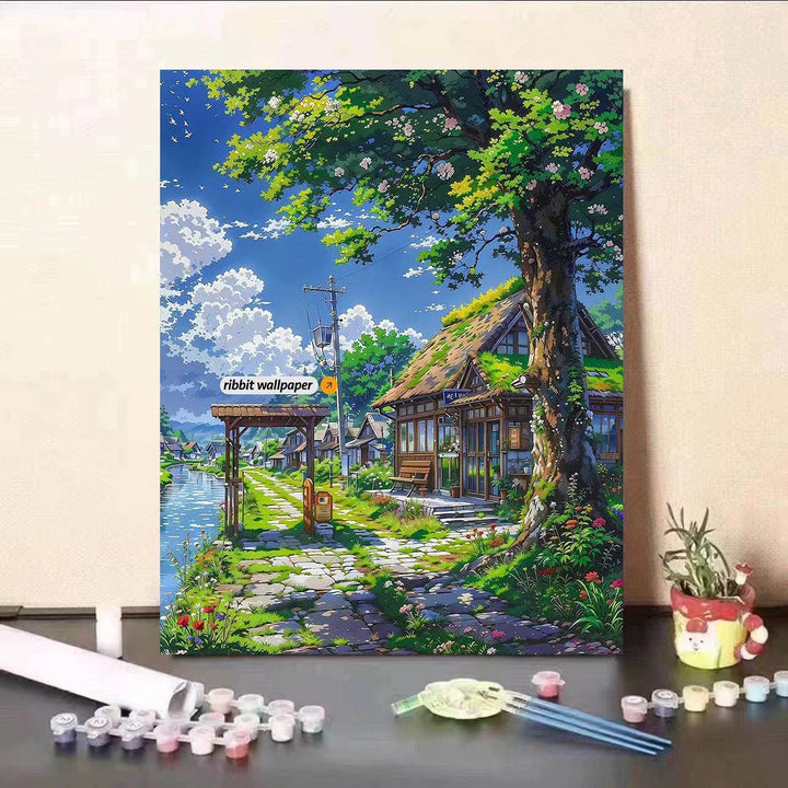 DIY Scenic Landscape Paint by Numbers Kit Stornfield