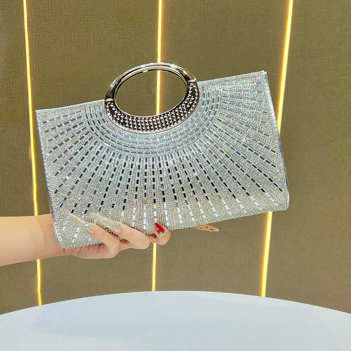 Statement Metallic Evening Clutch
