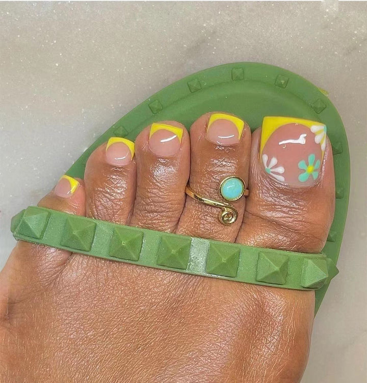 Artistic Toenail Design with Divine Butterfly Design Stornfield