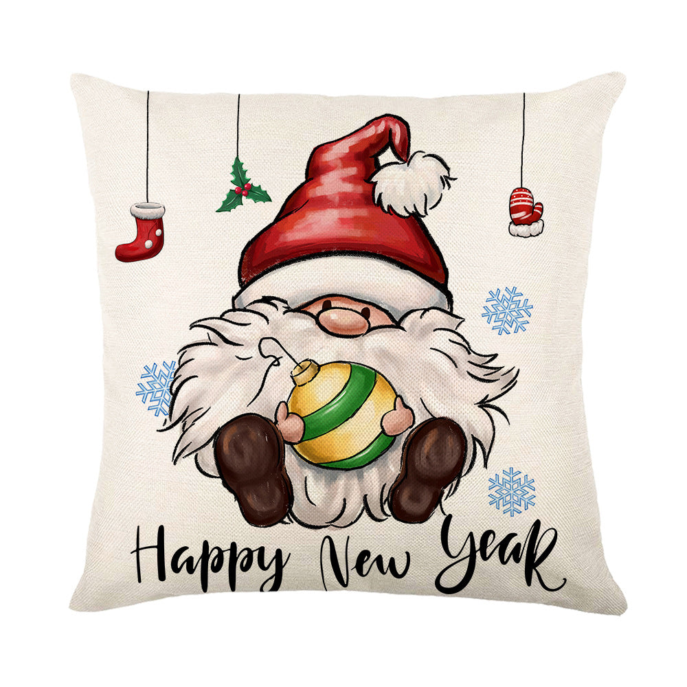Autumn Gnome Decorative Throw Pillow Cover