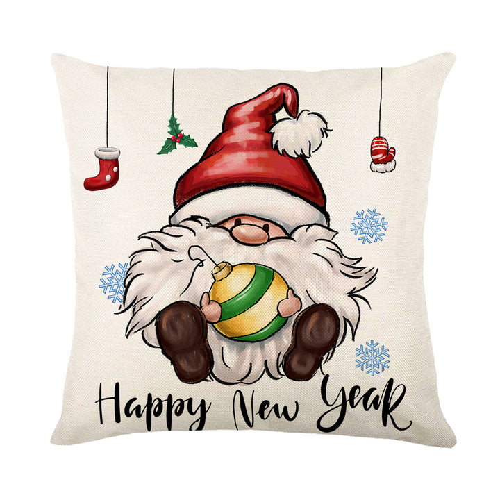 Autumn Gnome Decorative Throw Pillow Cover