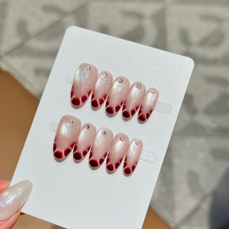 Handmade Decorative Press-On Nail Set