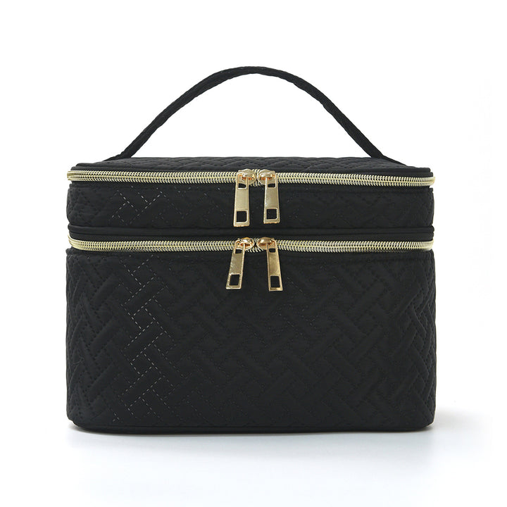 Cosmetic organizer bag with double compartment system Stornfield