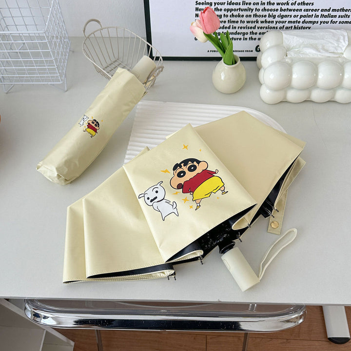 Women's folding umbrella with creative character design Stornfield
