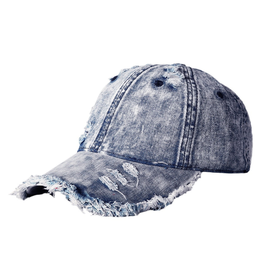 Men's Distressed Vintage Denim Baseball Cap Stornfield