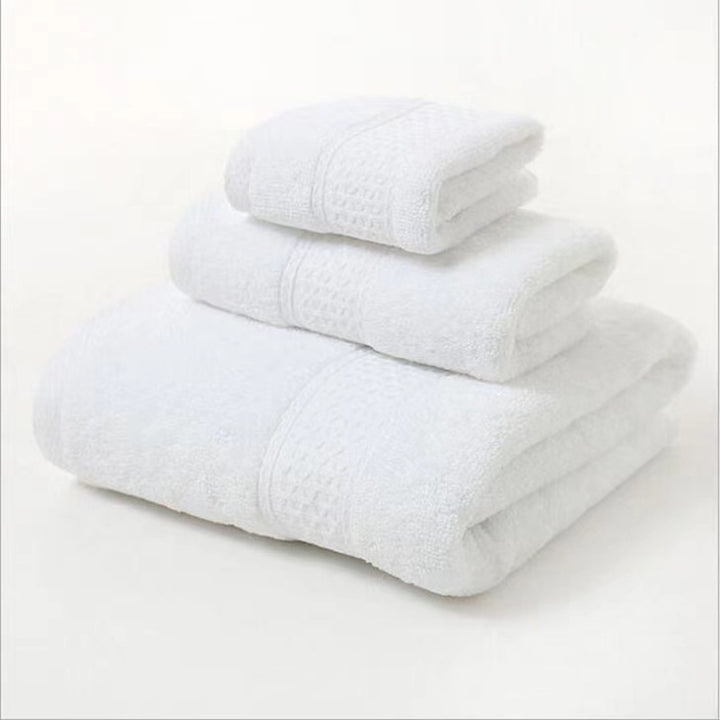 Terry Bath Towel Set with Elegant Structure Stornfield