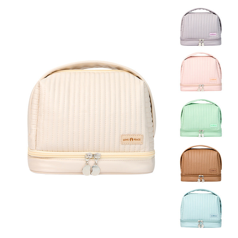 Elegant Quilted Makeup Case Stornfield