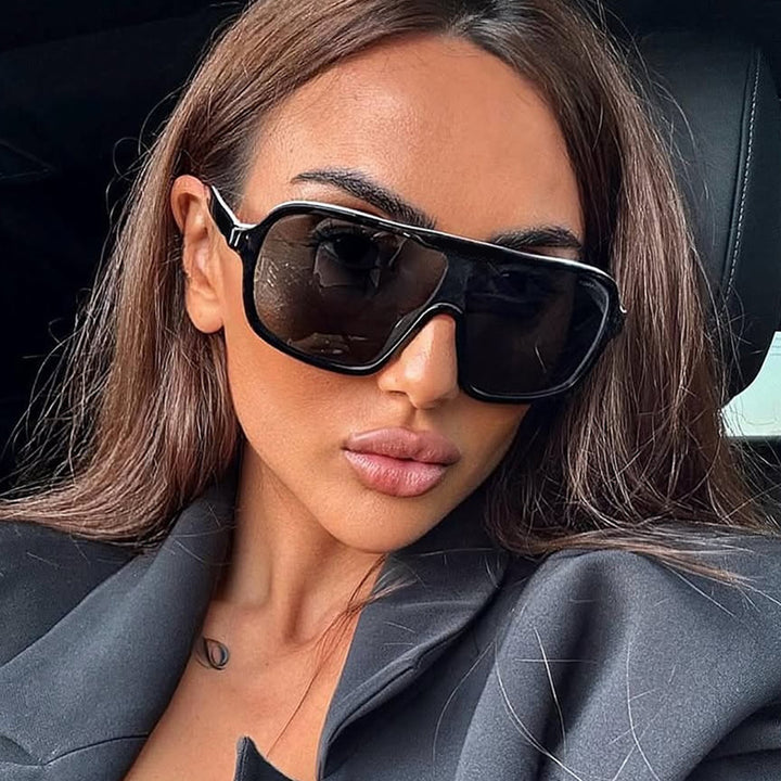 Women oversized sunglasses with wide frame Stornfield