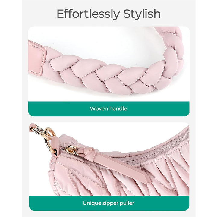 Fashionable shoulder bag with braided shoulder strap Stornfield