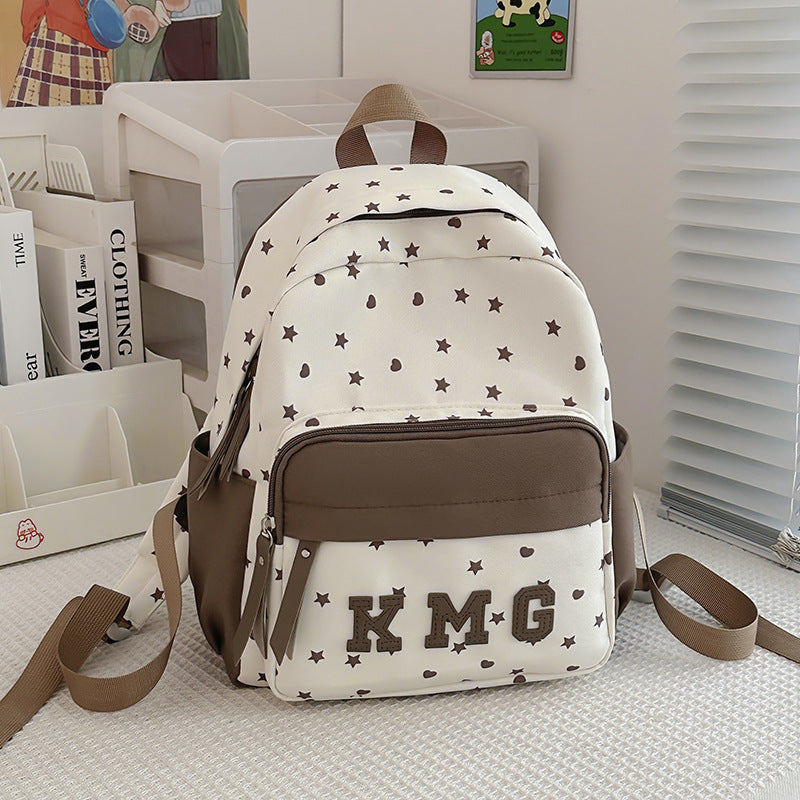 Casual Star-Patterned Backpack Stornfield 1791204760